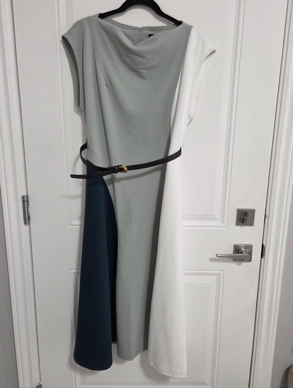 NWT - Donna Karan New York Women's Color Block Midi Dress - Size 10/M